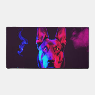 gangster dog desk mat