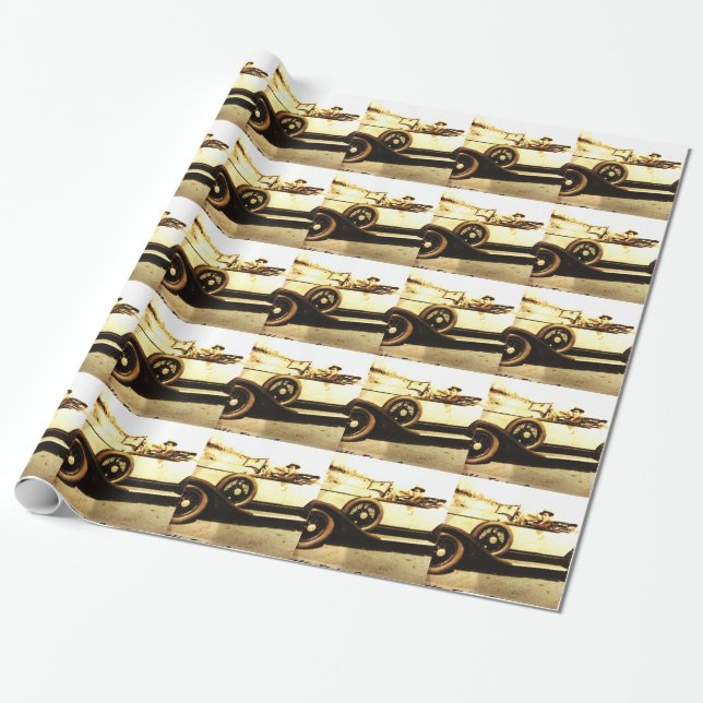 gangster in us all wrapping paper (Unrolled)