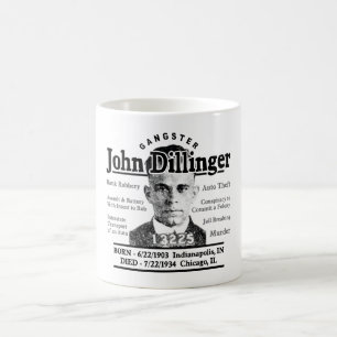Gangster John Dillinger Coffee Mug