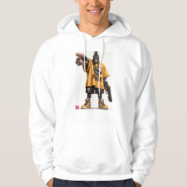 Gangster monkey  hoodie (Front)