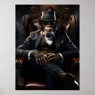 gangster monkey poster