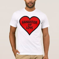GANGSTER OF LOVE VINTAGE MENS T-SHIRT