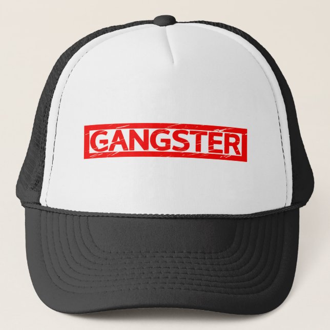 Gangster Stamp Trucker Hat (Front)