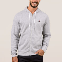 gangster with scar design hoodie