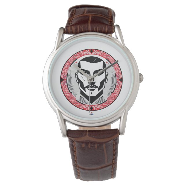 gangster with scar design watch (Front)