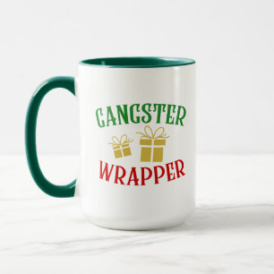 Gangster Wrapper, Funny Christmas Gifts Mug