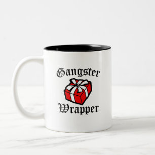 Gangster Wrapper funny Christmas saying mug