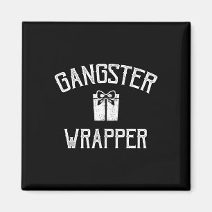 Gangster Wrapper Rapper Christmas Magnet