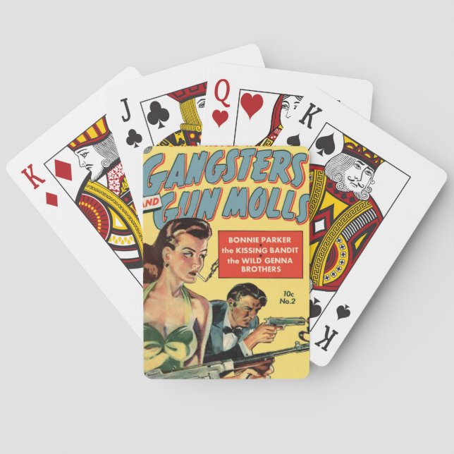 "Gangsters and Gun Molls" Playing Cards (Back)
