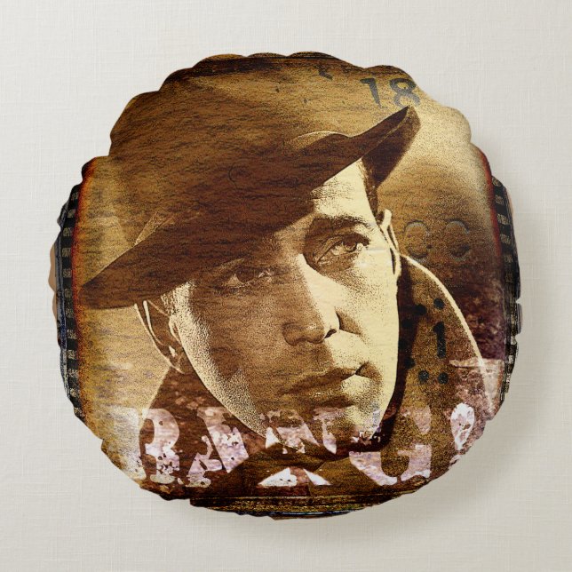 Gangster's Boggie Round Cushion (Front)