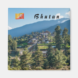 Gangtey Goemba Buddhist monastery , central Bhutan Magnet