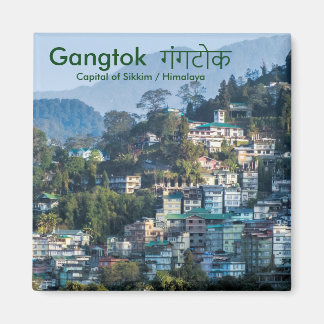 Gangtok गं ग टो क - Capital of Sikkim / Himalaya Magnet