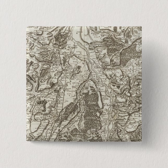 Gannat, St Pourcain 15 Cm Square Badge (Front)