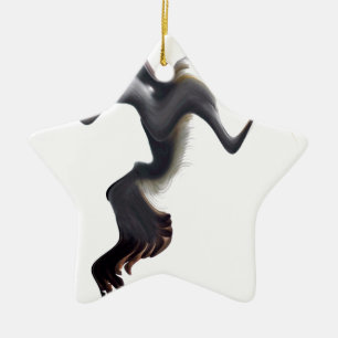 Gannets-Abstract Sea Bird Ceramic Tree Decoration