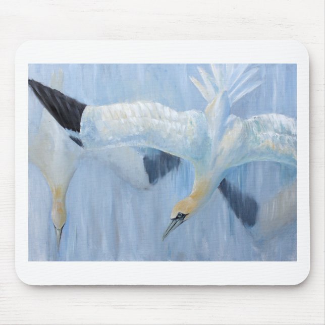 Gannets diving unique gifts for you mouse pad (Front)