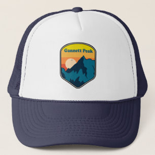 Gannett Peak Wyoming Sunrise Trucker Hat