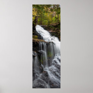 Ganoga Falls 12"x36" Poster