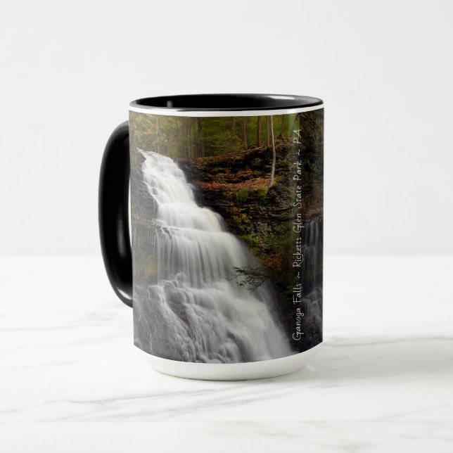 Ganoga Falls - Autumn 2018 Mug (Front Left)