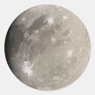 Ganymede Classic Round Sticker