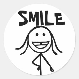 Gap toothed girls, SMILE Stickers