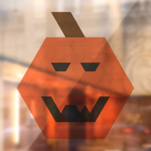 Gap-Toothed Jack-o-Lantern Trapezoid Tile