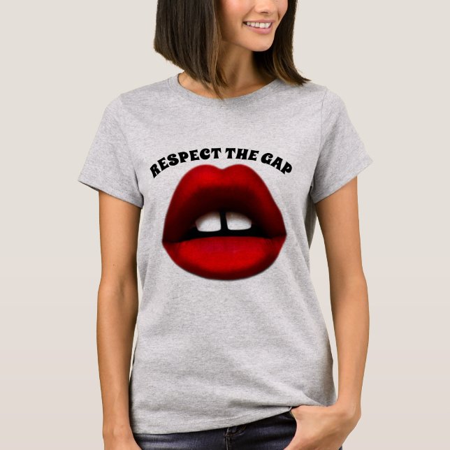Gapped tooth Girl, TEES T-shirts (Front)