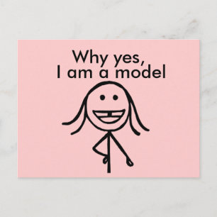 Gapped toothed girl Postcard
