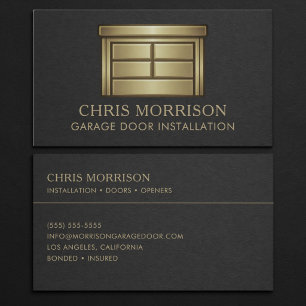 Garage Door Installation Business Card