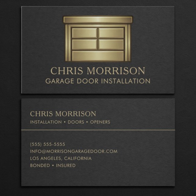 Garage Door Installation Business Card (Creator Uploaded)
