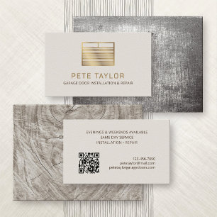 Garage Door Repair Business Card