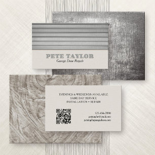 Garage Door Repair Business Card