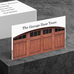Garage Door Repair Services Double Side  Business Card
