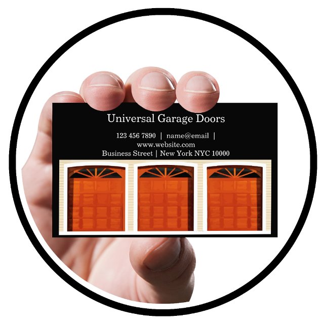Garage Door Services New Design Business Card (Creator Uploaded)