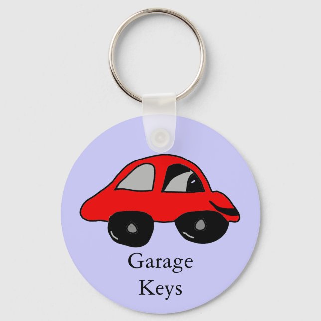 Garage Keys Key Ring (Front)