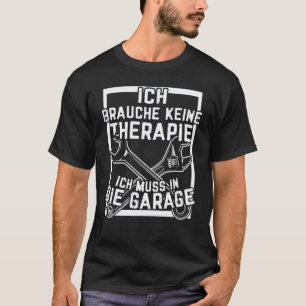 Garage Mens Garage Car Mechanic Screwdriver Mechat T-Shirt