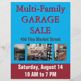 GARAGE OR YARD SALE MULTI-FAMILY FLYER