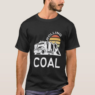 Garage Rolling Coal Retro Mechanic Engine Vintage  T-Shirt