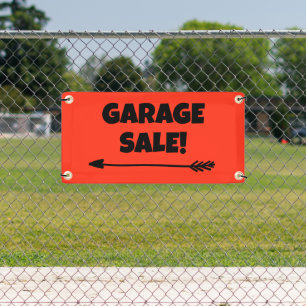 GARAGE SALE! Arrow Banner