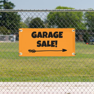 GARAGE SALE! Arrow Banner