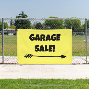 GARAGE SALE! Arrow Banner