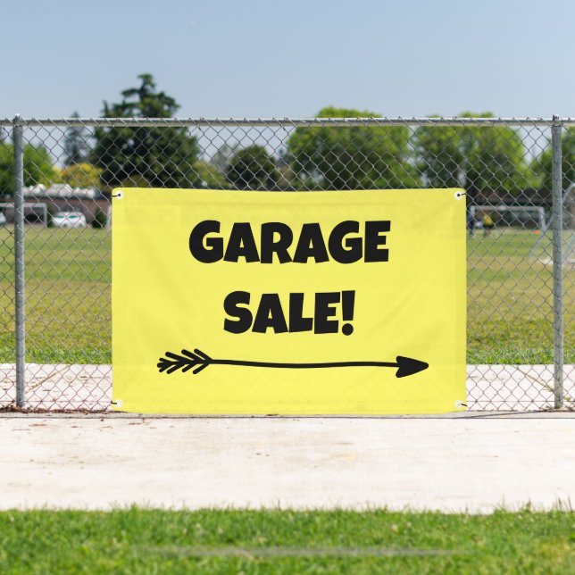 GARAGE SALE! Arrow Banner (Insitu)