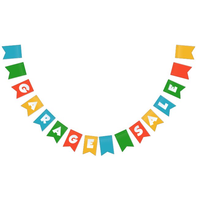 Garage Sale Bunting Banner Flags (All)