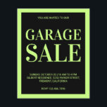 Garage Sale Flyer<br><div class="desc">Promotional Garage Sale Flyer. Customise it with your own text and spread the word.</div>