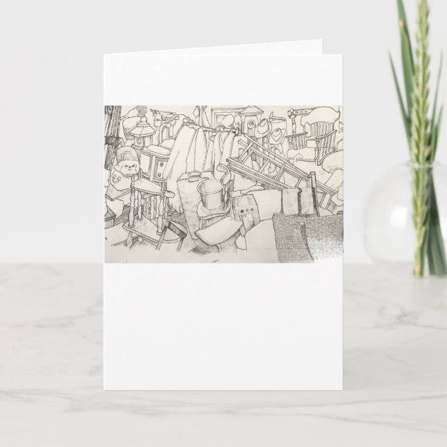 Garage Sale  Greeting Card (Front)