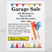 Garage Sale Sign Yard Sale