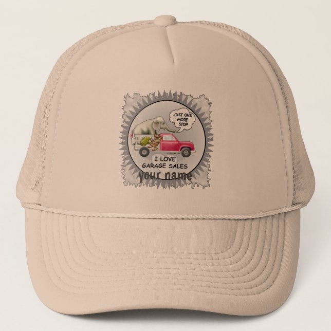 Garage Sales   Trucker Hat (Front)