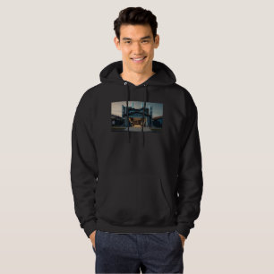 Garage Tech Upgrade men black hooded sweatshirt