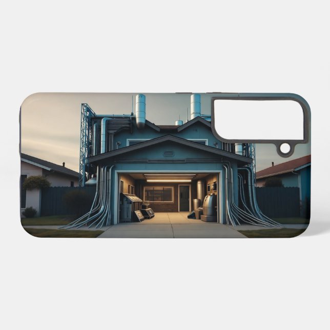 Garage Tech Upgrade Samsung S22 Plus phone case (Back Horizontal)