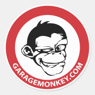 GarageMonkey Sticker