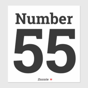 Garbage can Wheelie Bin Number up to Double Digits